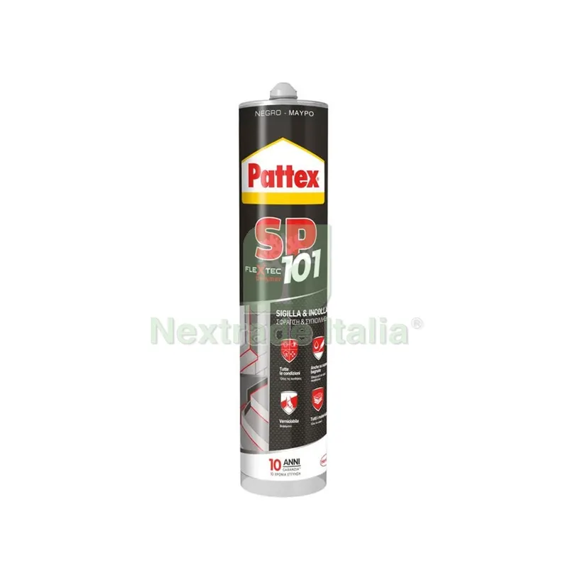 PATTEX SILICONE SP101 NERO 280 ML CARTUC. — Adesivi e sigillanti — rif. FERX.505708