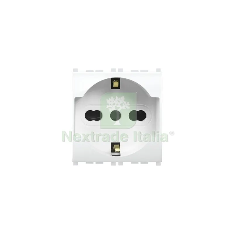 6PZ MIVIDA MV6050 PRESA SCHUKO BIPASSO 2P+T — Interruttori e prese — rif. FERX.505716 6PZ MIVIDA MV6050 PRESA SCHUKO BIPASSO 2P+T — Interruttori e prese — rif. FERX.505716