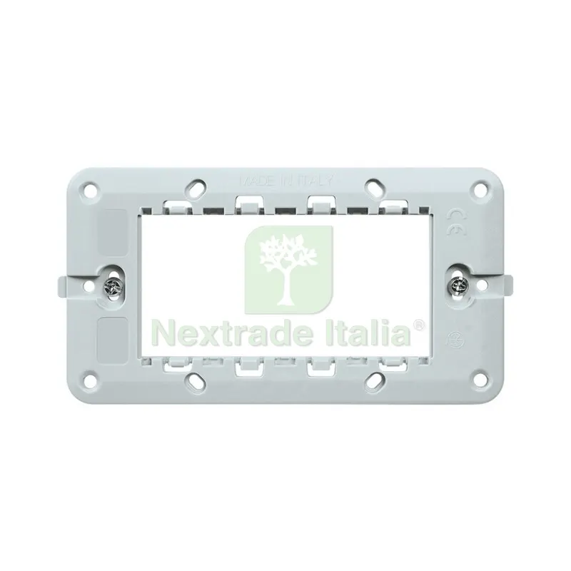 20PZ MIVIDA MV6604 SUPPORTO A 4 MODULI — Interruttori e prese — rif. FERX.505723 20PZ MIVIDA MV6604 SUPPORTO A 4 MODULI — Interruttori e prese — rif. FERX.505723