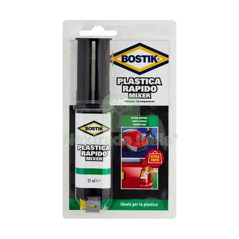 6PZ BOSTIK PLASTICA RAPIDO MIXER 25 ML BLISTER — Adesivi e sigillanti — rif. FERX.505784