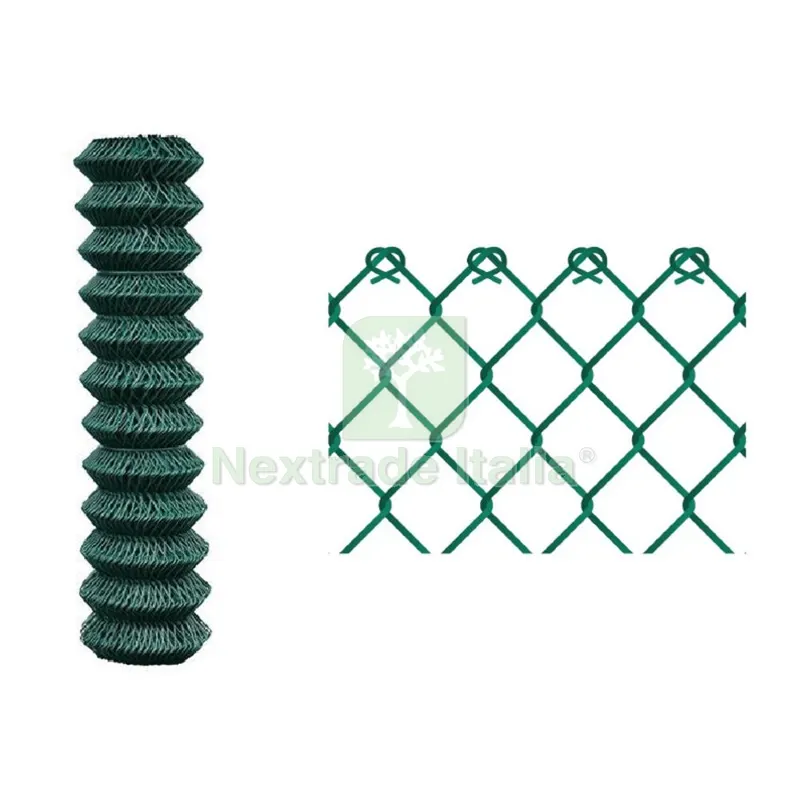 RETE GRIGLIA PLASTICATA 50X50 H.200 F.2,5 25 M — Griglie e grigliati — rif. FERX.505832