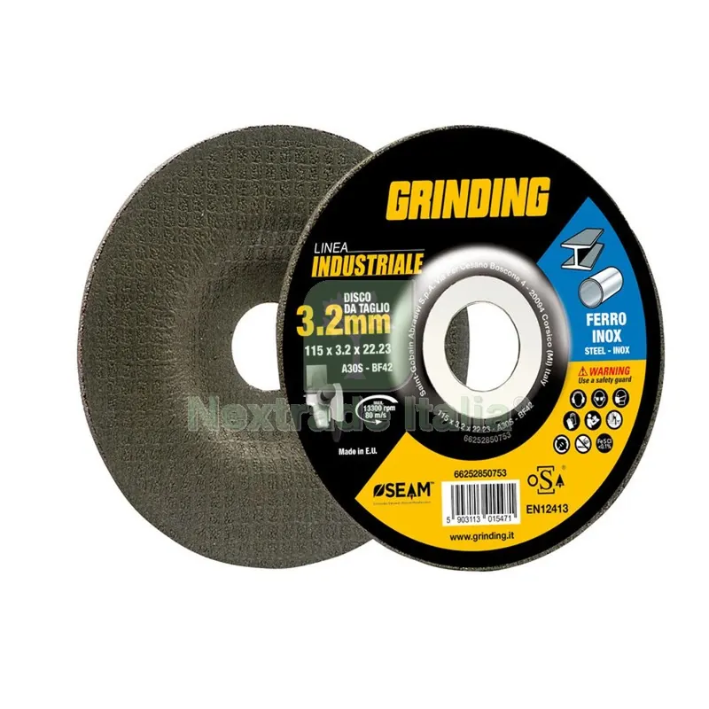 5PZ GRINDING INDUSTRIALE DISCO FERRO DEPRESSO 125X3,2 — Punte, frese e dischi — rif. FERX.505849 5PZ GRINDING INDUSTRIALE DISCO FERRO DEPRESSO 125X3,2 — Punte, frese e dischi — rif. FERX.505849