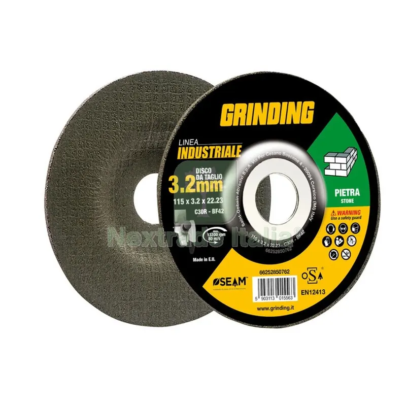 5PZ GRINDING INDUSTRIALE DISCO PIETRA DEPRES 115X3,2 — Punte, frese e dischi — rif. FERX.505852
