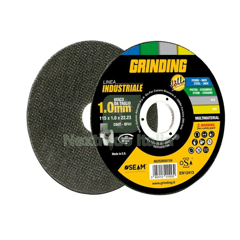 10PZ GRINDING INDUSTRIALE DISCO JOLLY PIANO 115X1,6 — Punte, frese e dischi — rif. FERX.505854 10PZ GRINDING INDUSTRIALE DISCO JOLLY PIANO 115X1,6 — Punte, frese e dischi — rif. FERX.505854