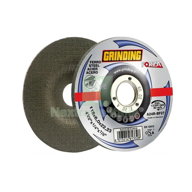 10PZ Grinding Forza Disco da Sbavo Ferro 115X6,0 — Punte, frese e dischi — rif. FERX.505877