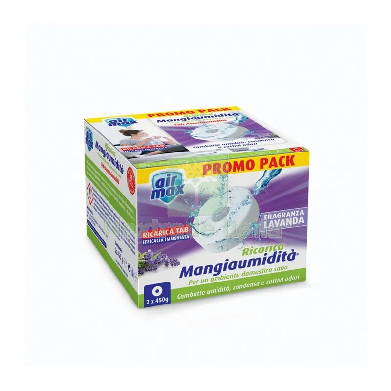 12PZ Airmax Assorbiumidita Ricarica TAB Lavan 450G 2PZ — Casalinghi e organizzazione — rif. FERX.505967 12PZ Airmax Assorbiumidita Ricarica TAB Lavan 450G 2PZ — Casalinghi e organizzazione — rif. FERX.505967