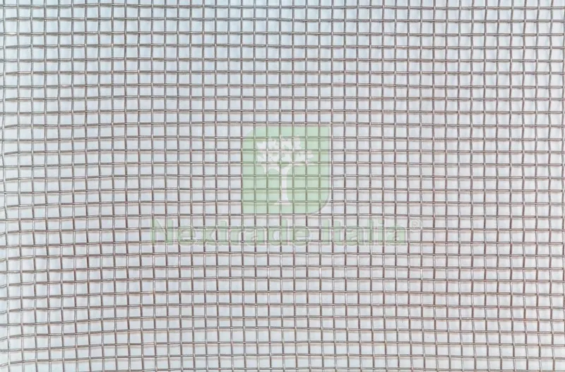 30KG Tela Quadra in Acciao Zincato Foro 1X1 MM Altezza H 80 CM Filo 0,6MM — Viti — rif. FERX.5060