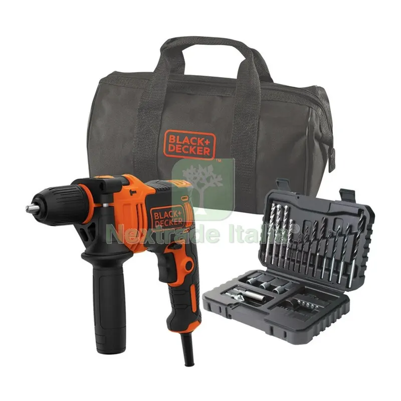 TRAPANO B+D 710W BEH710SA32 + 32 ACC E SOFTBAG — Trapani e avvitatori — rif. FERX.506023 TRAPANO B+D 710W BEH710SA32 + 32 ACC E SOFTBAG — Trapani e avvitatori — rif. FERX.506023