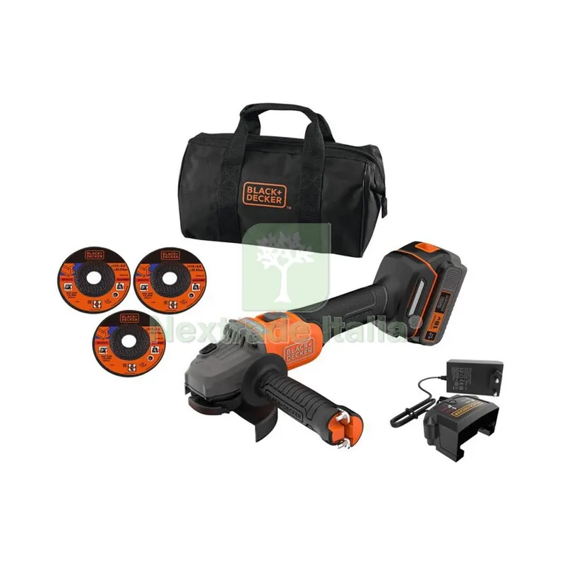 SMERIGLIATRICE B+D 18V BRUSHLESS BCG6L8F1S + ACC — Smerigliatrici e seghe — rif. FERX.506025 SMERIGLIATRICE B+D 18V BRUSHLESS BCG6L8F1S + ACC — Smerigliatrici e seghe — rif. FERX.506025