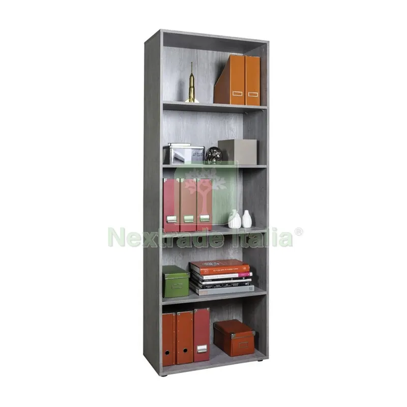 Libreria 4 Ripiani CM. 69X35X200H Cemento — Arredo — rif. FERX.506054 Libreria 4 Ripiani CM. 69X35X200H Cemento — Arredo — rif. FERX.506054