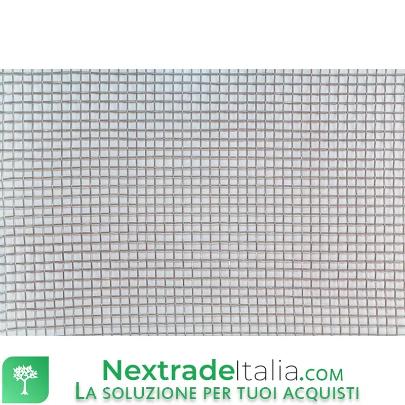 30KG Rete per Recinzione a Maglia Quadra in Acciaio MM 2X2 Filo 0,2 MM Altezza 50 CM 30 KG Rotolo da Circa 27 MT — Reti e recinzioni — rif. FERX.5062