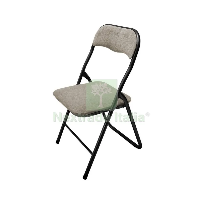 6PZ Sedia Pieghevole Polo Tessuto Sabbia 5 — Arredo — rif. FERX.506217