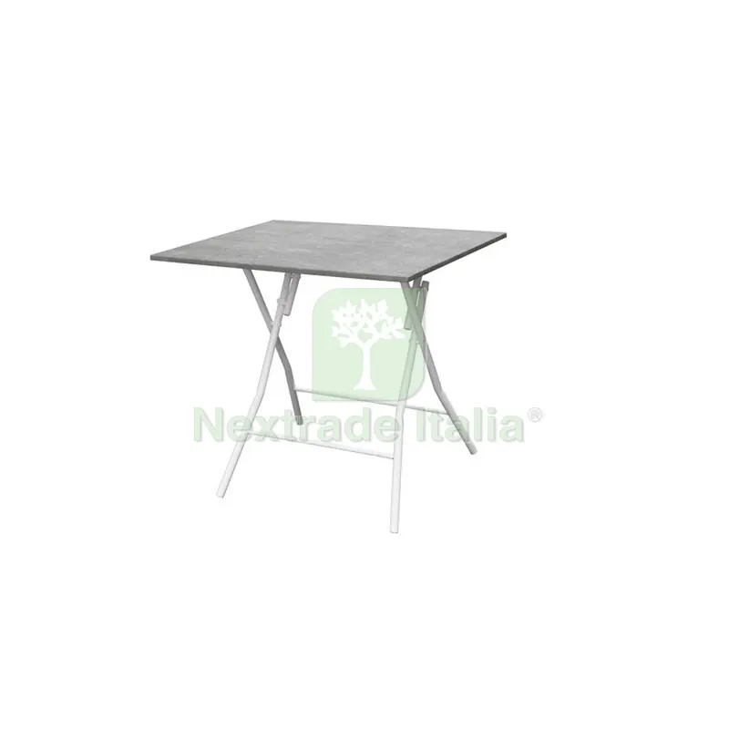 Tavolo Pieghevole Bingo CM 60X80 Cemento — Arredo — rif. FERX.506223 Tavolo Pieghevole Bingo CM 60X80 Cemento — Arredo — rif. FERX.506223