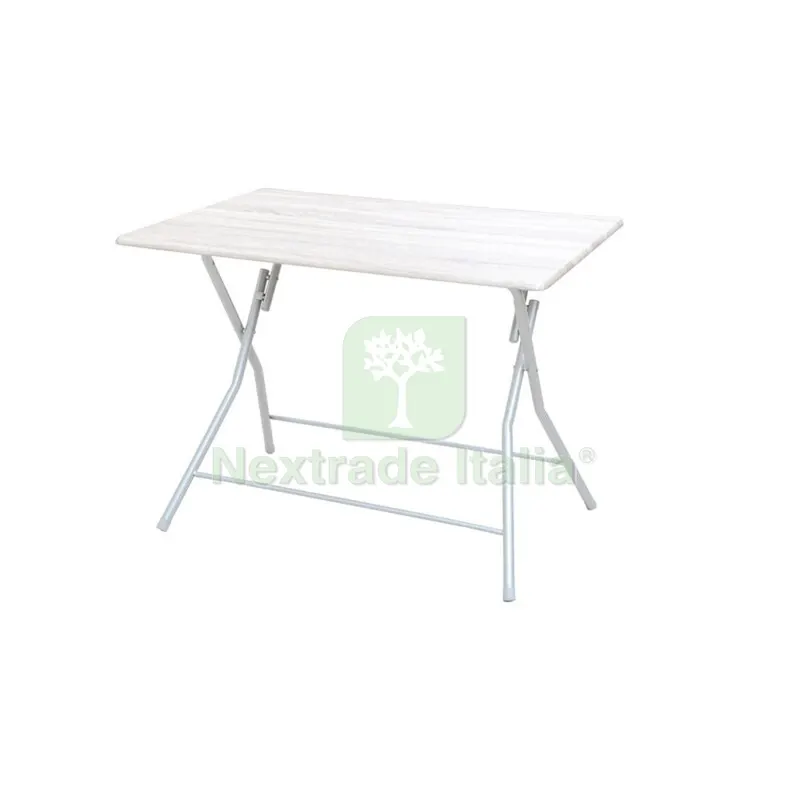 Tavolo Pieghevole Bingo CM 120X80 Frassino Bianco — Arredo — rif. FERX.506225 Tavolo Pieghevole Bingo CM 120X80 Frassino Bianco — Arredo — rif. FERX.506225