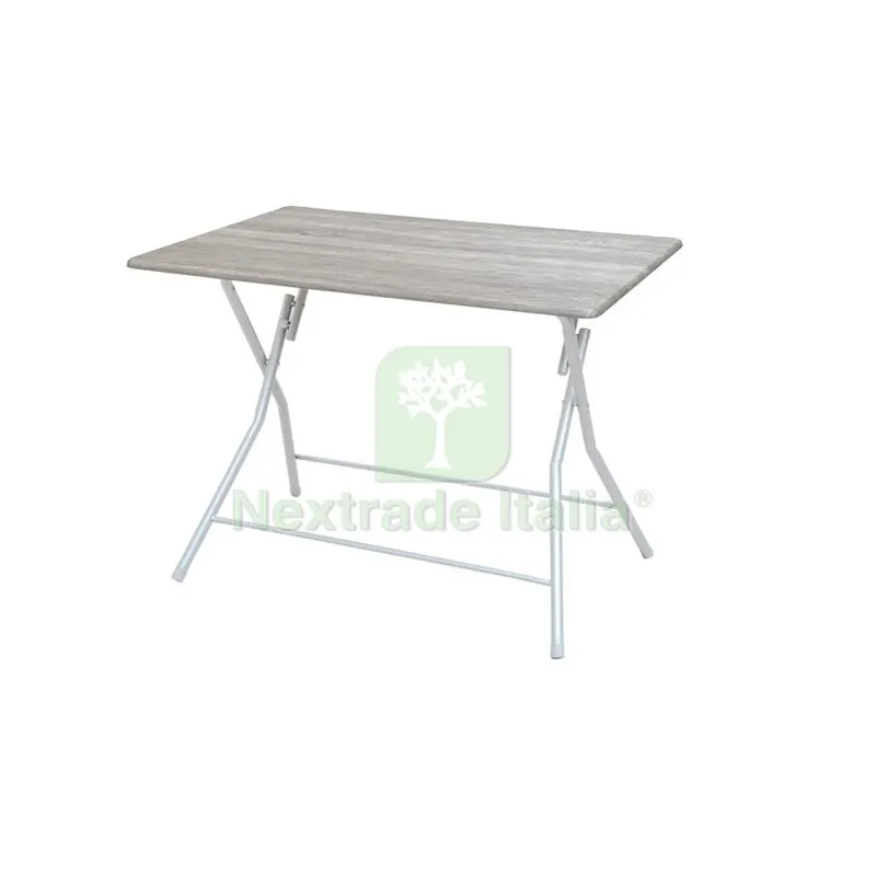 Tavolo Pieghevole Bingo CM 120X80 Rovere Grigio — Arredo — rif. FERX.506227