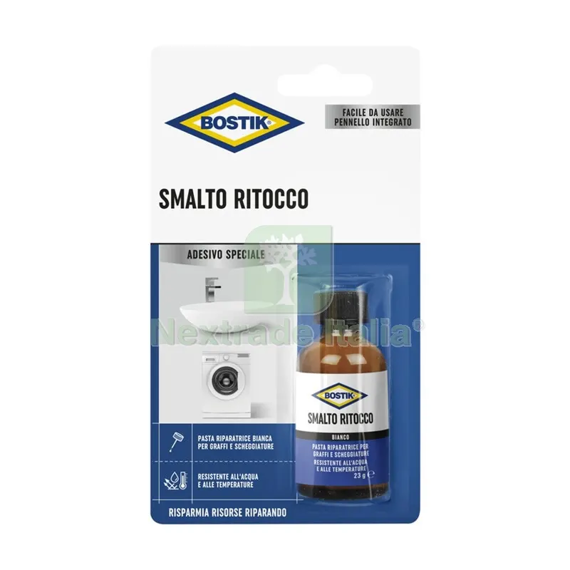 BOSTIK SMALTO RITOCCO BIANCO 23 GR BLISTER — Vernici e smalti — rif. FERX.506564 BOSTIK SMALTO RITOCCO BIANCO 23 GR BLISTER — Vernici e smalti — rif. FERX.506564