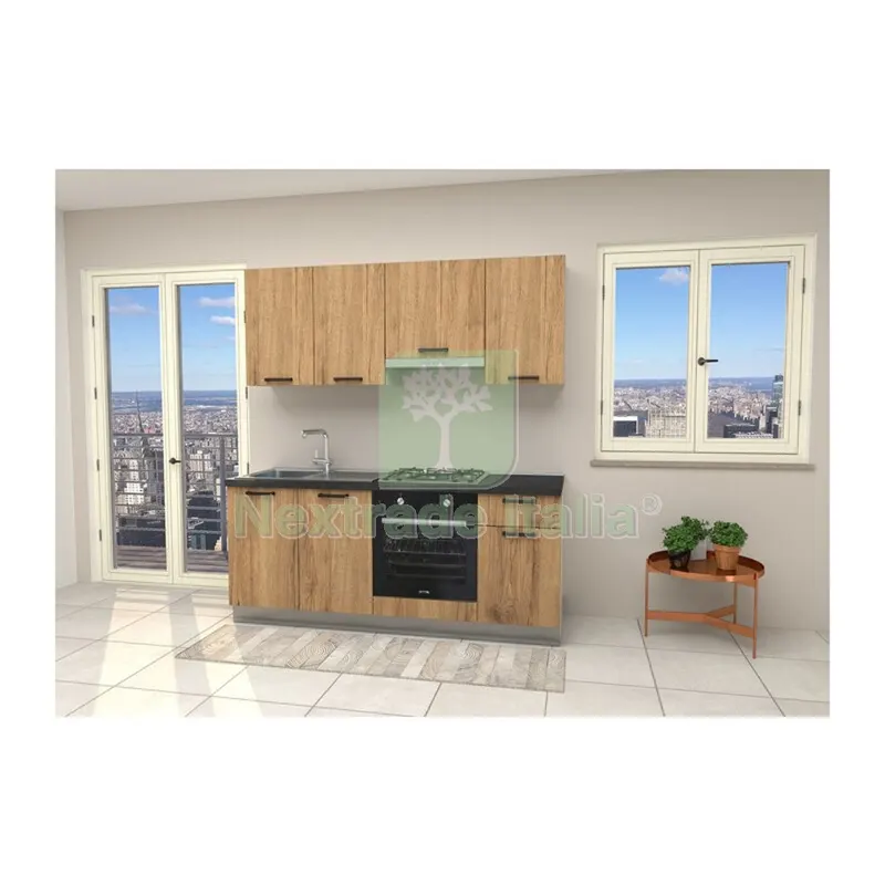 Cucina Gourmet 195 Rovere TOP Antrac NON Forato — Arredo — rif. FERX.506686 Cucina Gourmet 195 Rovere TOP Antrac NON Forato — Arredo — rif. FERX.506686