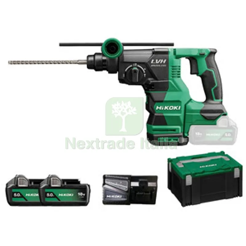 HIKOKI TASSELLATORE DH1826DA SDS-PLUS 18V 5A 3,2J — Trapani e avvitatori — rif. FERX.506760 HIKOKI TASSELLATORE DH1826DA SDS-PLUS 18V 5A 3,2J — Trapani e avvitatori — rif. FERX.506760