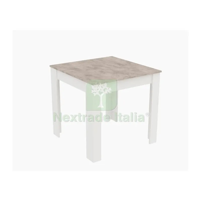 Tavolo Fisso CM 80X110XH.75 Cemento/Bianco — Cemento, malte e collanti edili — rif. FERX.506828