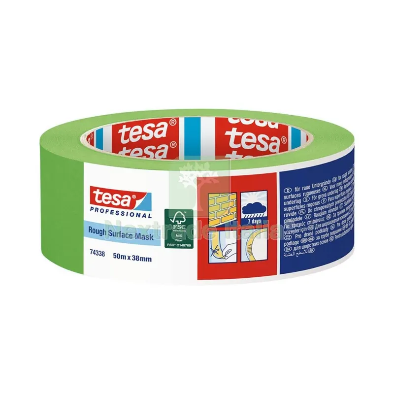 6PZ NASTRO MASCHERATURA SUPERFICI RUVIDE VERD 50MMX50M — Nastri e mascherature — rif. FERX.506834