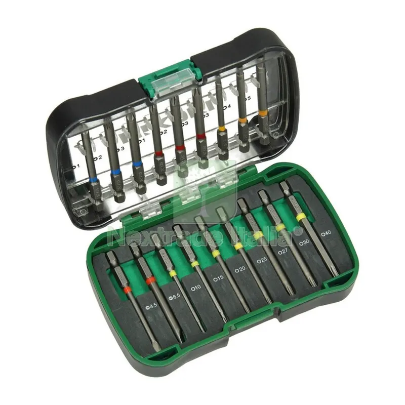 HIKOKI SET INSERTI 18 PZ — Punte, frese e dischi — rif. FERX.506843 HIKOKI SET INSERTI 18 PZ — Punte, frese e dischi — rif. FERX.506843