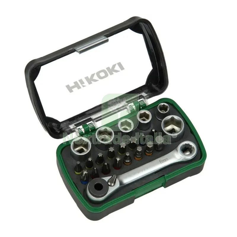 HIKOKI SET INSERTI 24 PZ — Punte, frese e dischi — rif. FERX.506844
