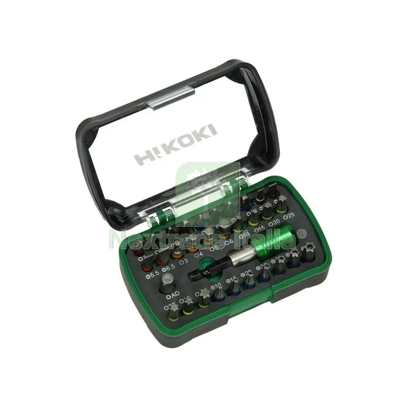 HIKOKI SET INSERTI 32 PZ — Punte, frese e dischi — rif. FERX.506845 HIKOKI SET INSERTI 32 PZ — Punte, frese e dischi — rif. FERX.506845
