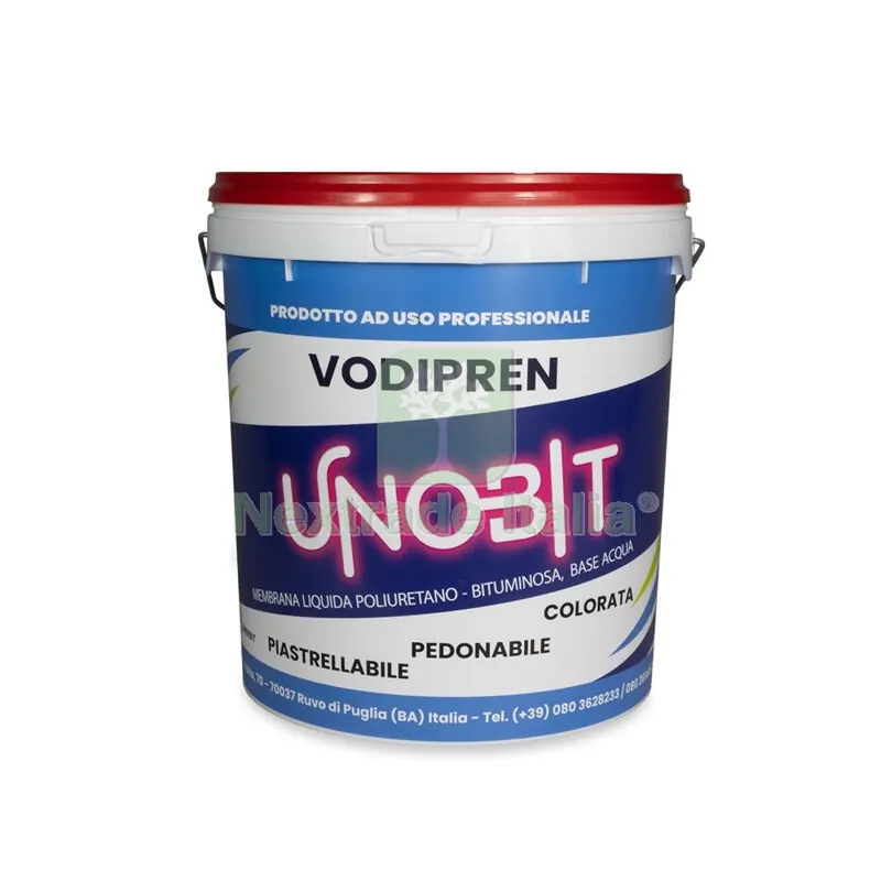 GUAINA LIQUIDA BITUMINOSA VODIPREN UNOBIT 2,5 KG — Impermeabilizzanti e idrofughi — rif. FERX.506924 GUAINA LIQUIDA BITUMINOSA VODIPREN UNOBIT 2,5 KG — Impermeabilizzanti e idrofughi — rif. FERX.506924