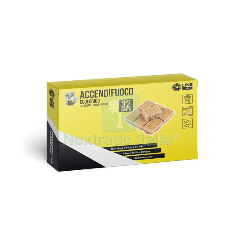 34CF C Accendifuoco Ecologico 32 Cubetti 140 G — Tempo libero outdoor — rif. FERX.506948