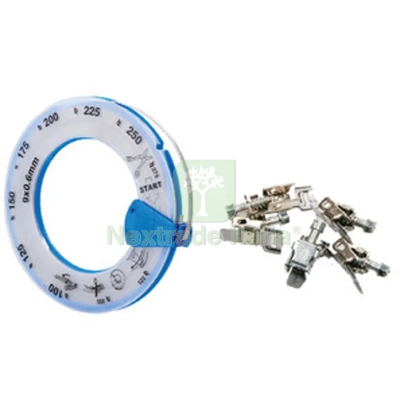C Set Fascetta Stringitubo SS430 ROT MM9 5M 8 Morsetti — Tubi e raccordi — rif. FERX.507138