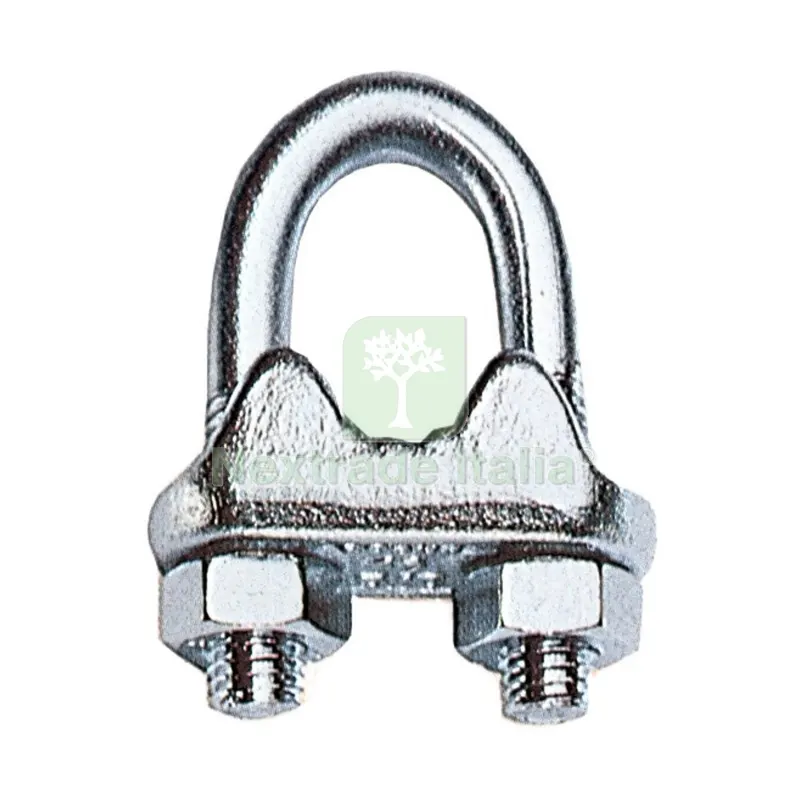 BL MORSETTO P/FUNE ACCIAIO D 8 MM 5 PZ* — Fili, cavetti e catene metalliche — rif. FERX.507147