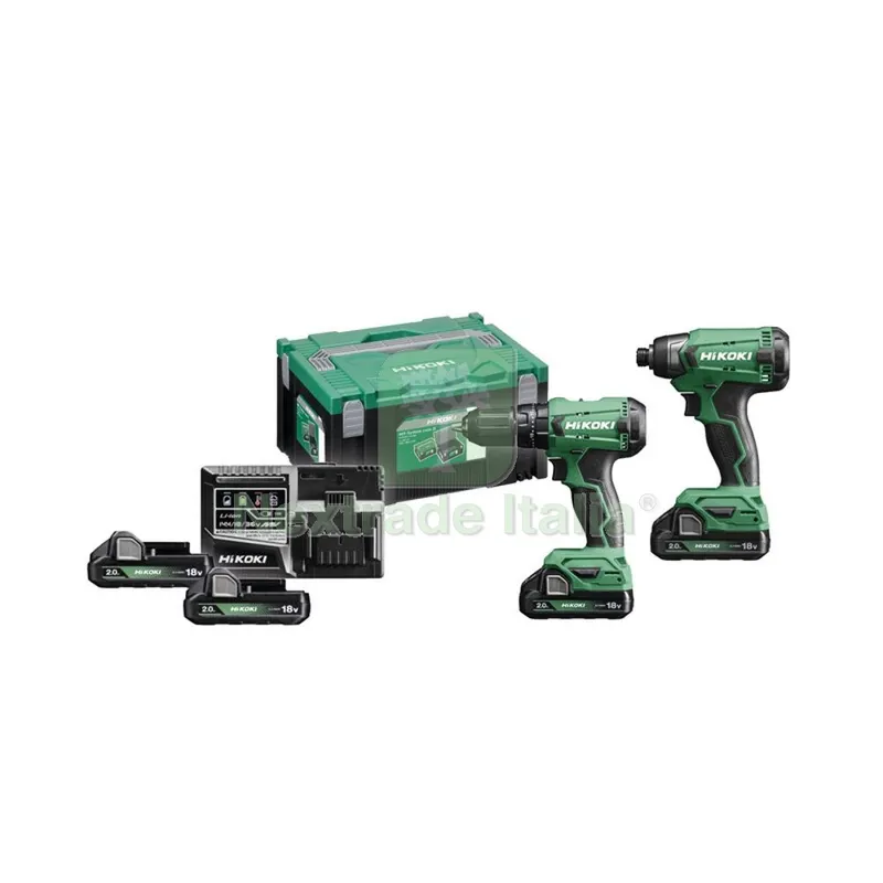 HIKOKI COMBOPACK KC18DA TRAPANO + AVVITAT IMP 18V nx1 — Trapani e avvitatori — rif. FERX.507156 HIKOKI COMBOPACK KC18DA TRAPANO + AVVITAT IMP 18V nx1 — Trapani e avvitatori — rif. FERX.507156