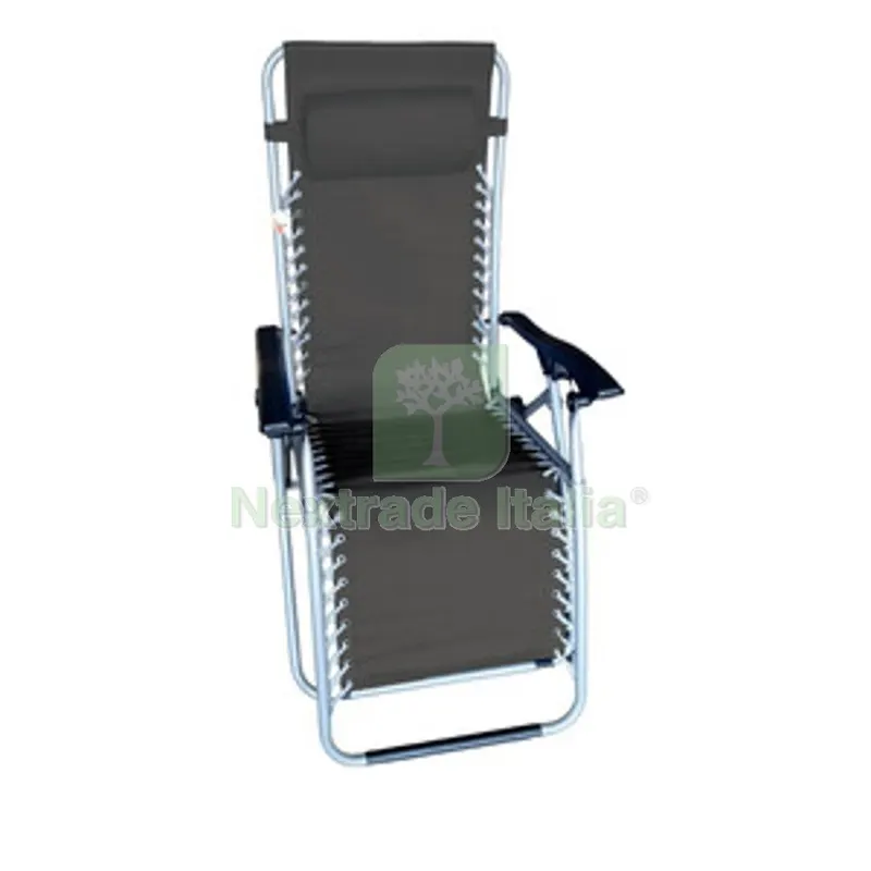 2PZ C Sedia Sdraio Multiposizione Greek Antracite — Tempo libero outdoor — rif. FERX.507190