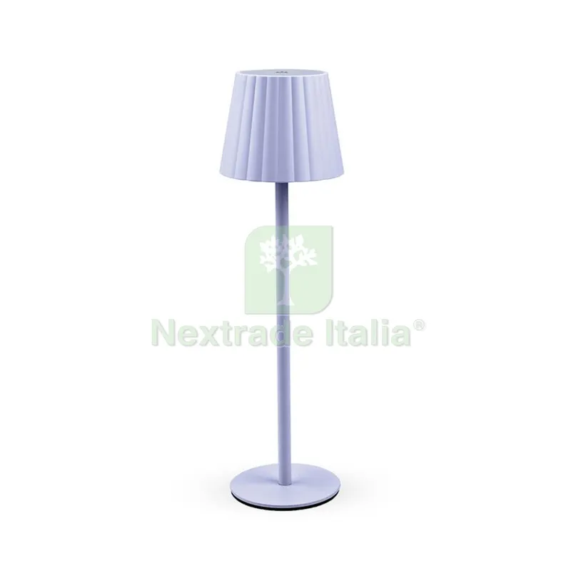 12PZ LAMPADA LED RICARICABILE DA TAVOLO AURORA LILLA — Illuminazione — rif. FERX.507193
