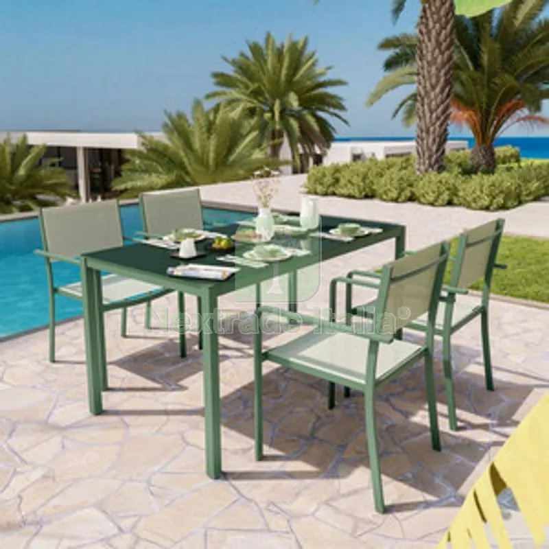 C SET TAVOLO C/4 SEDIE MINIMAL — Tempo libero outdoor — rif. FERX.507242