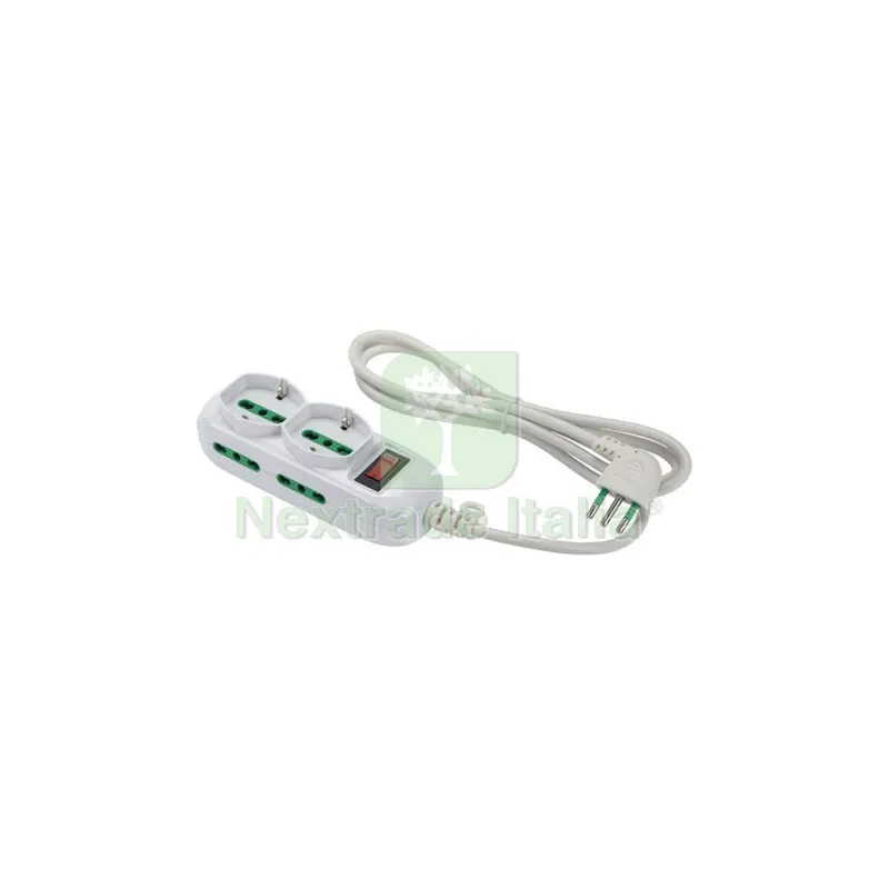 FME 474144 MULTIPRESA 4P BIP+2BIP/SCHUKO SPINA 10A — Interruttori e prese — rif. FERX.507290 FME 474144 MULTIPRESA 4P BIP+2BIP/SCHUKO SPINA 10A — Interruttori e prese — rif. FERX.507290
