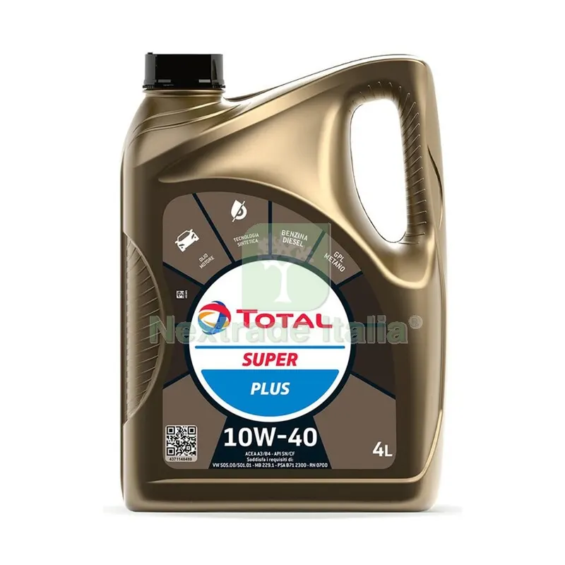 3PZ Olio Lubrificante Total Super Plus 10W40 4L — Lubrificanti e oli — rif. FERX.507374