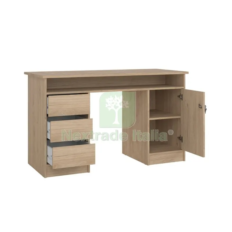 KIT SCRIVIANIA FUCTION PLUS 126X55X75 QUERCIA — Casalinghi e organizzazione — rif. FERX.507424 KIT SCRIVIANIA FUCTION PLUS 126X55X75 QUERCIA — Casalinghi e organizzazione — rif. FERX.507424