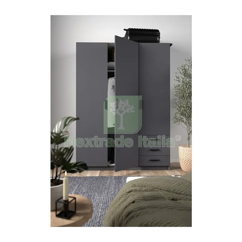 Kit Armadio Sprint 3A+3C 147X50X200 Grigio — Arredo — rif. FERX.507436 Kit Armadio Sprint 3A+3C 147X50X200 Grigio — Arredo — rif. FERX.507436