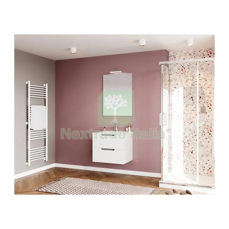 MOBILE BAGNO IBIZA 60 SOSPESO 2 CASSETTI BIANCO — Accessori bagno — rif. FERX.507458