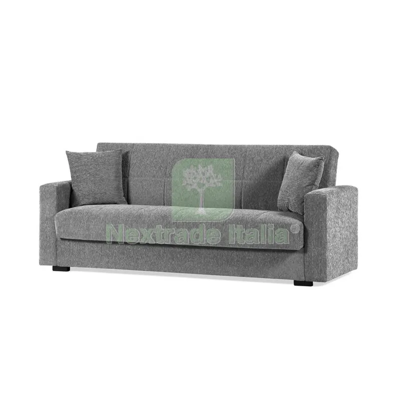 Divano Pronto Letto Nora 3P Lumos Grigio — Arredo — rif. FERX.507501
