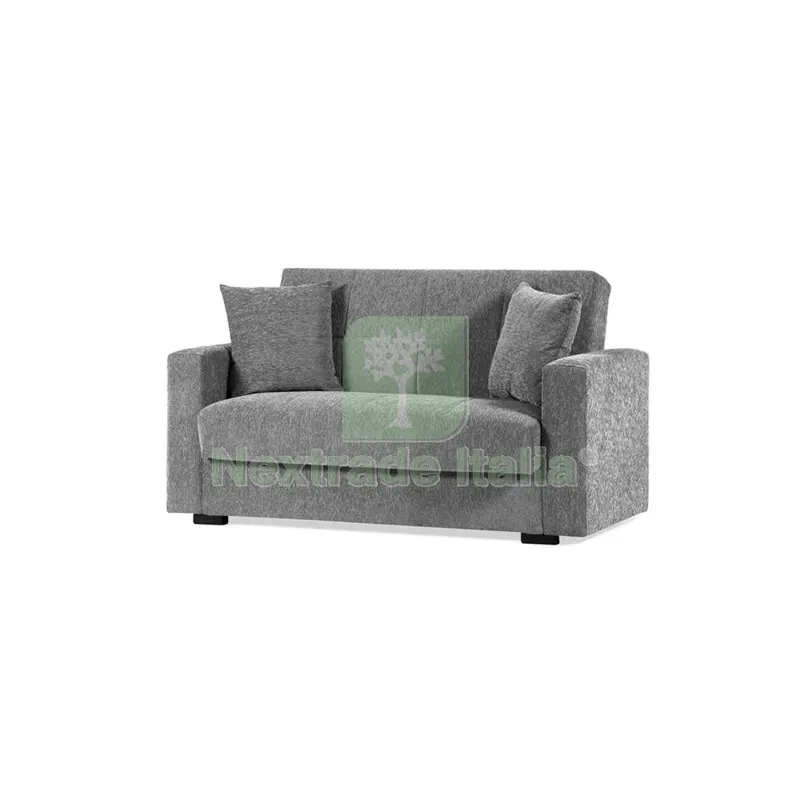 Divano 2 Posti C/Cassettone Nora Lumos Grigio — Arredo — rif. FERX.507502