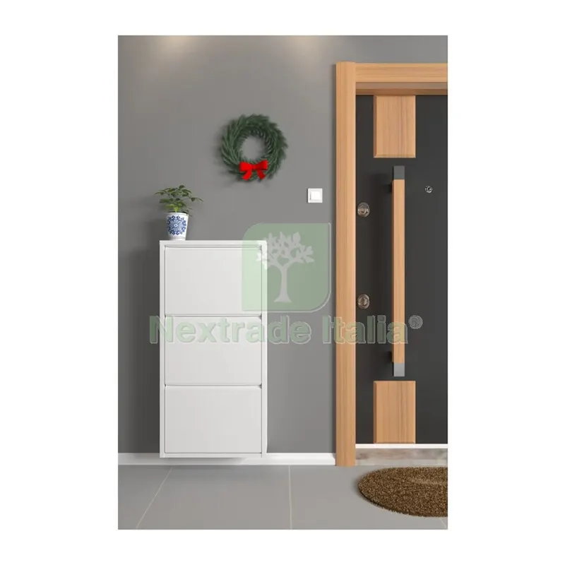 Scarpiera 3A Metallo CM 50X15X104 Bianco — Arredo — rif. FERX.507524 Scarpiera 3A Metallo CM 50X15X104 Bianco — Arredo — rif. FERX.507524