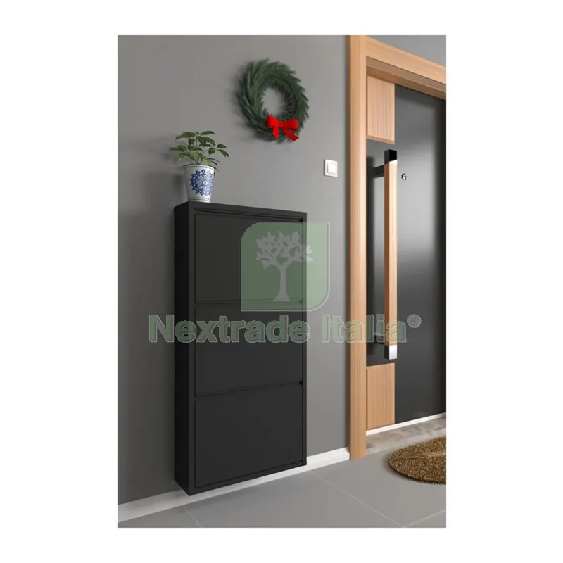 Scarpiera 3A Metallo CM 50X15X104 Nero — Arredo — rif. FERX.507525 Scarpiera 3A Metallo CM 50X15X104 Nero — Arredo — rif. FERX.507525