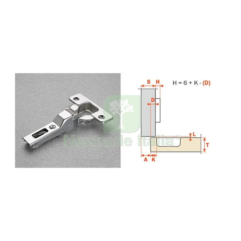 50PZ Salice Cerniera C2A6G99 F35 Collo Medio 9 110 Gradi — Cerniere e cardini — rif. FERX.507539 50PZ Salice Cerniera C2A6G99 F35 Collo Medio 9 110 Gradi — Cerniere e cardini — rif. FERX.507539
