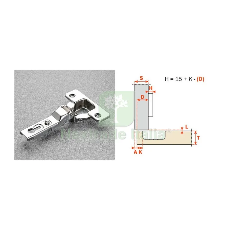 50PZ Salice Cerniera Frigorifero C2ABF99 Collo 0 94 Gradi — Cerniere e cardini — rif. FERX.507543 50PZ Salice Cerniera Frigorifero C2ABF99 Collo 0 94 Gradi — Cerniere e cardini — rif. FERX.507543