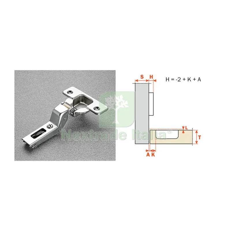 50PZ Salice Cerniera C2ABP99 F35 Collo Alto 18 Standard — Cerniere e cardini — rif. FERX.507547 50PZ Salice Cerniera C2ABP99 F35 Collo Alto 18 Standard — Cerniere e cardini — rif. FERX.507547