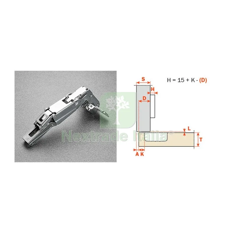 50PZ Salice Cerniera P/Mobili C2AFA99 Collo 0 165 Gradi — Cerniere e cardini — rif. FERX.507549 50PZ Salice Cerniera P/Mobili C2AFA99 Collo 0 165 Gradi — Cerniere e cardini — rif. FERX.507549