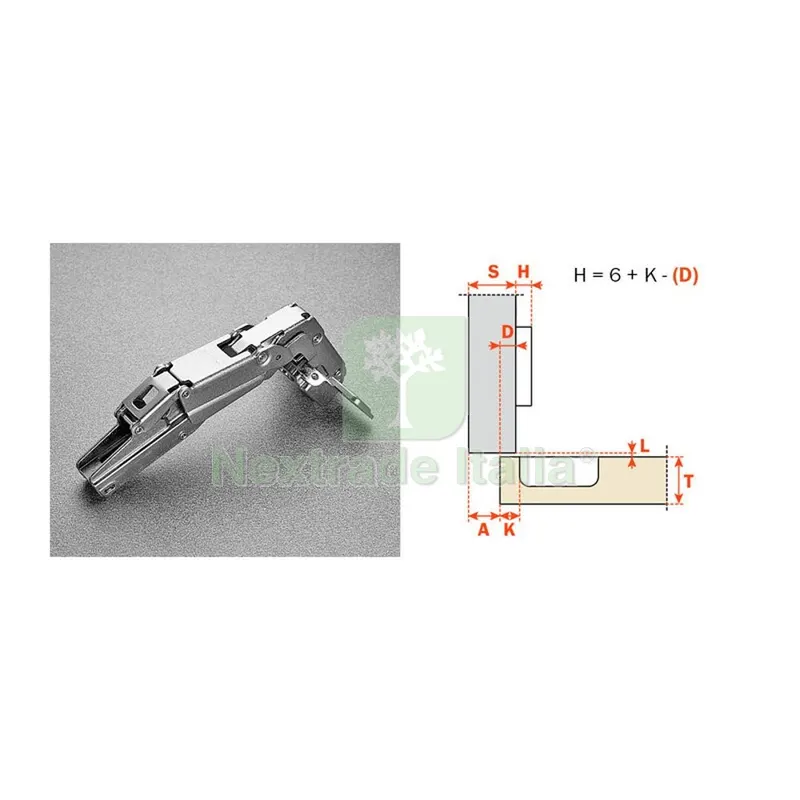 Salice Cerniera P/Mobili C2AFG99 Collo 9 165 Gradi — Cerniere e cardini — rif. FERX.507550 Salice Cerniera P/Mobili C2AFG99 Collo 9 165 Gradi — Cerniere e cardini — rif. FERX.507550