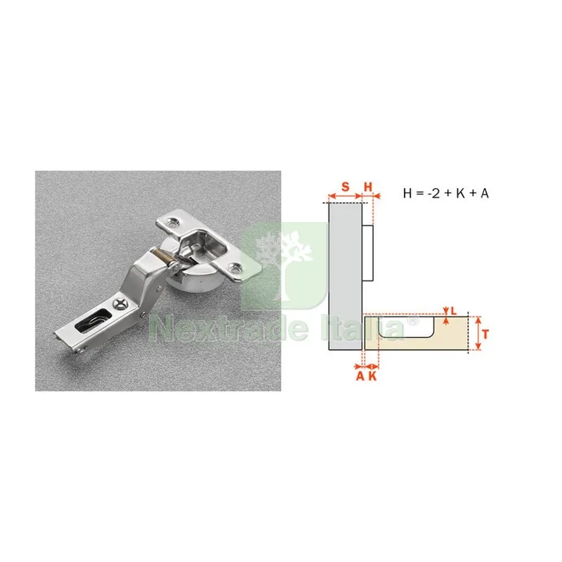 25PZ Salice Cerniera Ammortiz C7A6PE9 Collo 18 110 Gradi — Cerniere e cardini — rif. FERX.507559 25PZ Salice Cerniera Ammortiz C7A6PE9 Collo 18 110 Gradi — Cerniere e cardini — rif. FERX.507559